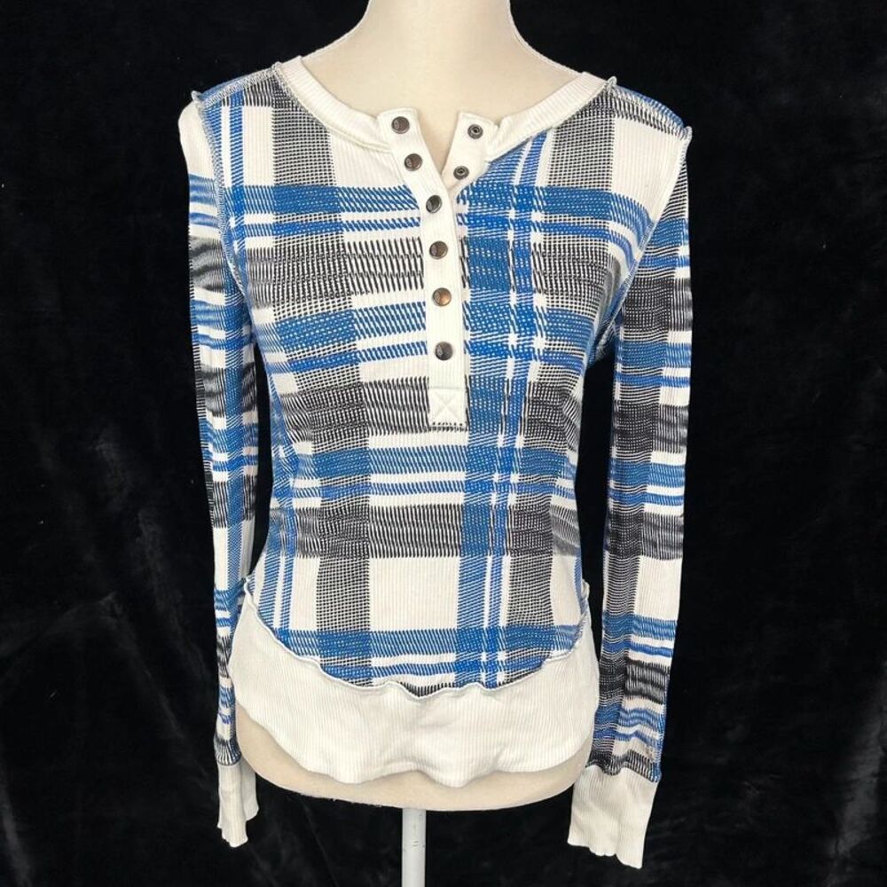 Free people plaid top